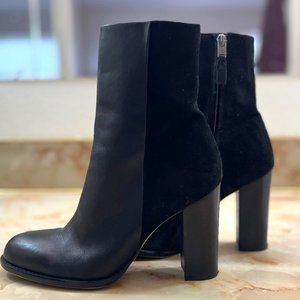 Sam Edelman Black Heeled Booties Sz. 8